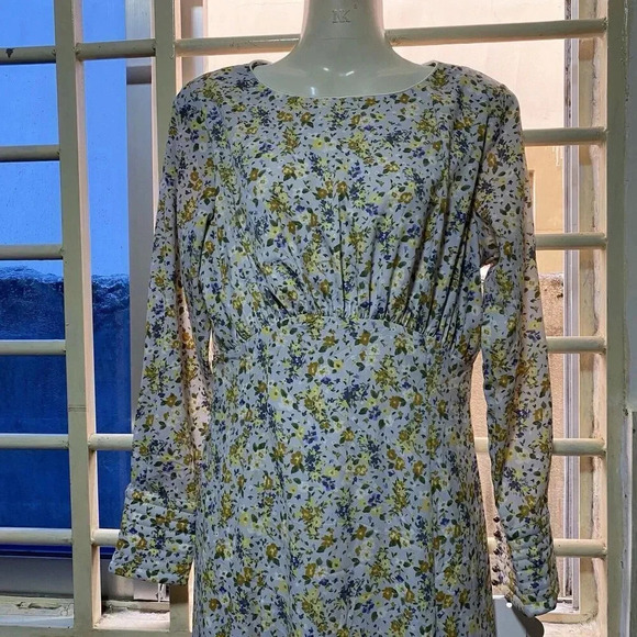 New Lily Brown VTG Future Maxi Dress Inspired By VTG Items Of Decades Floral S/M - Picture 13 of 13